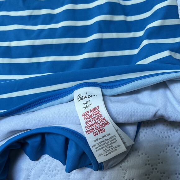 Mini Boden Cherry One Piece Swim Suit Size 7/8 - Picture 6 of 6